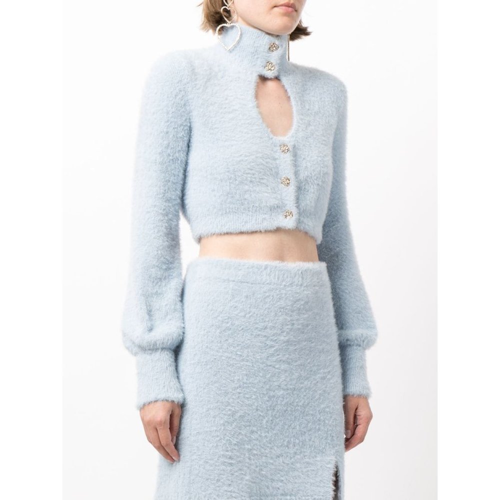 Alice McCall Instant Crush top in pebble blue (M)